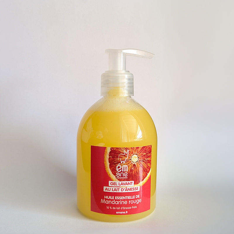 Donkey milk Liquid soap Red mandarin