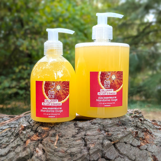 Donkey milk Liquid soap Red mandarin